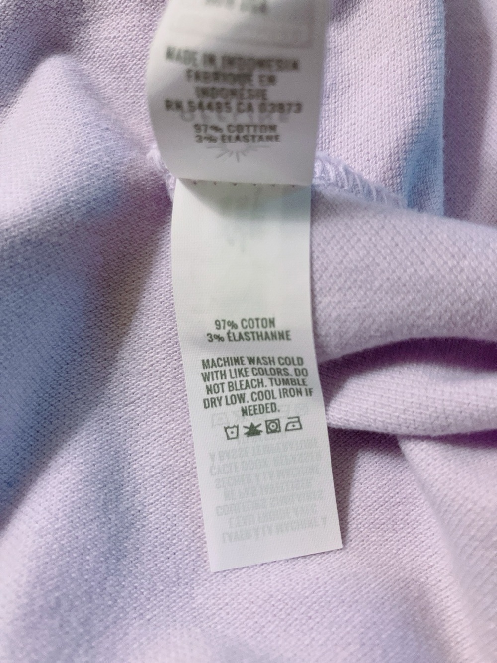 Aerie Offline Lavender Longsleeve Pique T-Shirt Oversized Dolman Balloon Sleeves - Picture 8 of 12